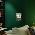 Espelho Decorativo Veneziano Pegui   21x32 38100 Prata