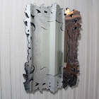 Espelho Decorativo Veneziano Sala Quarto 38100 55x83 Prata