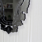 Espelho Decorativo Veneziano Sala Quarto 3893 98x150 Prata