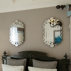 Espelho Decorativo Veneziano Sala Quarto 50x77 3883 Prata