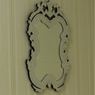 Espelho Decorativo Veneziano Sala Quarto 51x77 3888 Prata