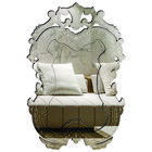 Espelho Decorativo Veneziano Sala Quarto 51x77 3888 Prata