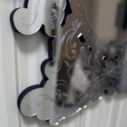 Espelho Decorativo Veneziano Sala Quarto 56x82 38102 Prata