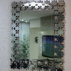 Espelho Decorativo Veneziano Sala Quarto 65x83 3874 Prata