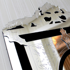 Espelho Decorativo Veneziano Sala Quarto 80x100 3894 Prata