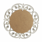 Espelho Decorativo Volute Branco 60cm Inspire