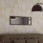 Espelho Demolição Cinza 38x108cm