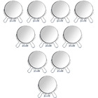 Espelho Dupla Face 8 Polegadas Com Aumento Kit 10 Uni Maquiag