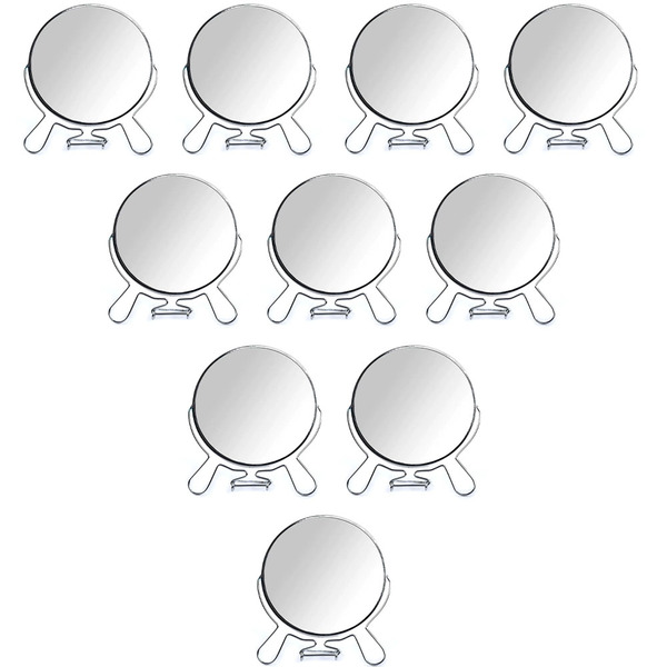 Espelho Dupla Face 8 Polegadas Com Aumento Kit 10 Uni Maquiag