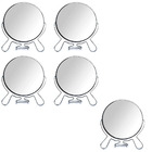 Espelho Dupla Face 8 Polegadas De Mesa Com Aumento Kit 5 Uni