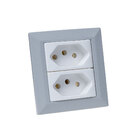 Espelho Duplo Chanfrado 2 Tomadas 20a Branco