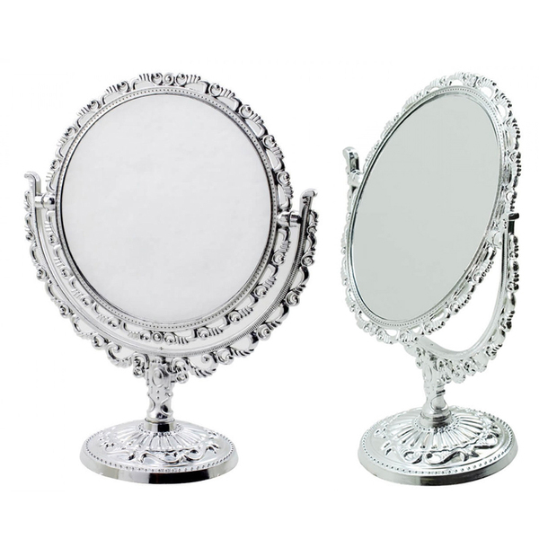 Espelho Duplo De Mesa Princesa Bancada Penteadeira Banheiro M