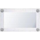 Espelho E Moldura Rústica Com Apliques Nos Cantos 72cm X 122c