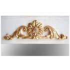 Espelho E Moldura Rústica E Apliques Dourados 122cm X 222cm D