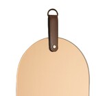 Espelho Elipse Em Vidro Cobre 37x18 Cm M02 - D'rossi