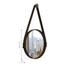 Espelho Emoldurado Aleff Marrom