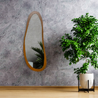 Espelho Emoldurado Freijó 130x50cm Orgânico