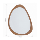 Espelho Emoldurado Gringa Freijó P 84x64cm Orgânico