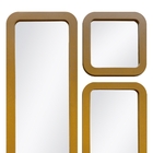 Espelho Emoldurado Polí Freijó 65x25cm Retangular