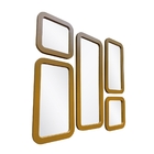 Espelho Emoldurado Polí Freijó 65x25cm Retangular