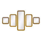 Espelho Emoldurado Polí Freijó 65x25cm Retangular