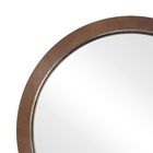 Espelho Emoldurado Sandy Freijó 45cm Redondo