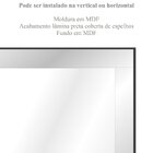 Espelho Existence 90pt 60cm X 90cm Preto/espelhado