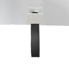 Espelho Funcional Hook Branco Retangular Com Corino Preto  60