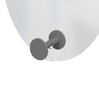 Espelho Funcional Hook Cinza  60x40 Cm Oval
