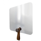 Espelho Funcional Hook Corten Alça Caramelo 50x50 Cm Quadrado