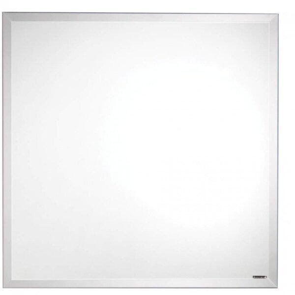 Espelho Ganges Com Bisotê 60 Cm X 60 Cm Astra Prata