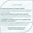 Espelho Grande Com Moldura Metal Base Reta Corpo Inteiro 150