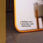 Espelho Grande Com Moldura Metal Corpo Inteiro Decorativo 115