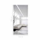 Espelho Grande Corpo Inteiro 185x90cm Dubai Yescasa Prata