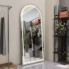 Espelho Grande Corpo Inteiro Com Moldura Com Suporte De Chão