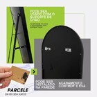 Espelho Grande Corpo Inteiro Com Moldura Com Suporte De Chão