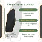 Espelho Grande Corpo Inteiro Com Moldura Metal Orgânico 170x7