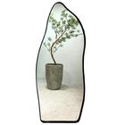 Espelho Grande Corpo Inteiro Com Moldura Metal Orgânico Decor