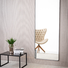 Espelho Grande Corpo Inteiro De Parede Retangular Com Moldura