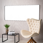 Espelho Grande Corpo Inteiro De Parede Retangular Com Moldura