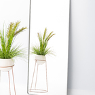 Espelho Grande Corpo Inteiro De Parede Retangular Com Moldura