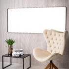 Espelho Grande Corpo Inteiro De Parede Retangular Com Moldura