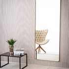 Espelho Grande Corpo Inteiro De Parede Retangular Com Moldura