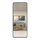 Espelho Grande Corpo Inteiro De Parede Retangular Com Moldura