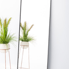 Espelho Grande Corpo Inteiro De Parede Retangular Com Moldura