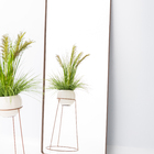 Espelho Grande Corpo Inteiro De Parede Retangular Com Moldura