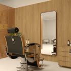 Espelho Grande Corpo Inteiro De Parede Retangular Com Moldura