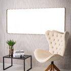 Espelho Grande Corpo Inteiro De Parede Retangular Com Moldura