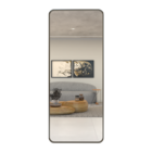 Espelho Grande Corpo Inteiro De Parede Retangular Com Moldura