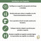 Espelho Grande Decorativo Lapidado  Moderno 100x40cm Luxo - S